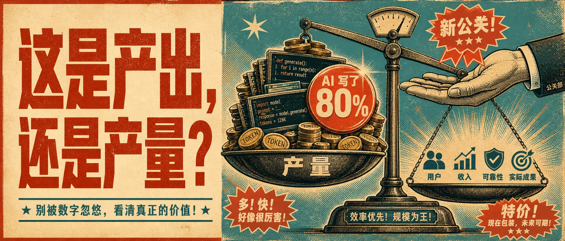 「AI 写了我们 80% 的代码」，是代码行数换了个新公关