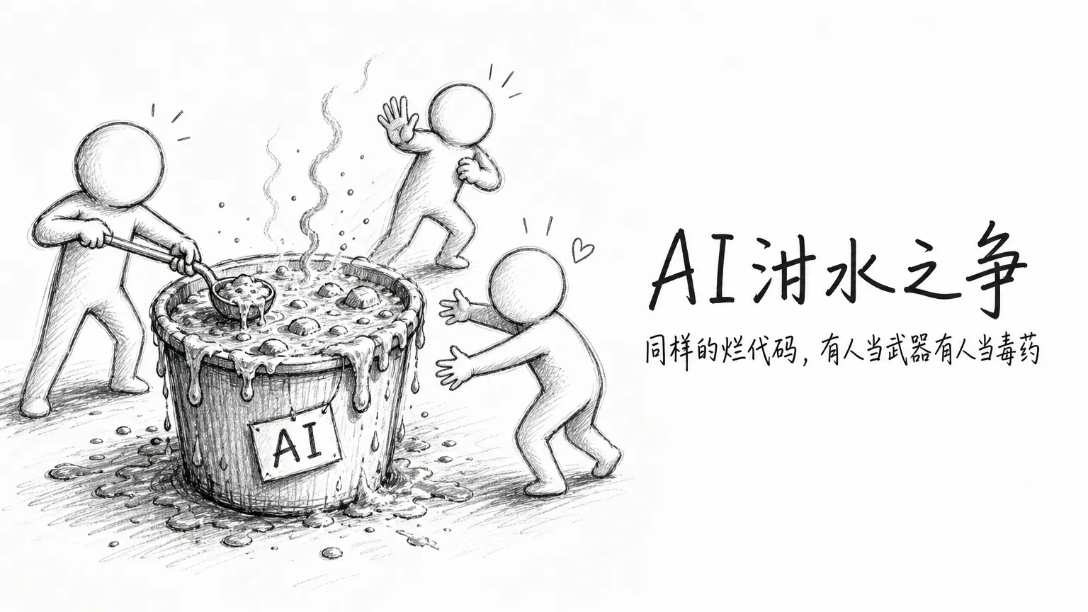 AI泔水之争：同样的烂代码，有人当武器有人当毒药