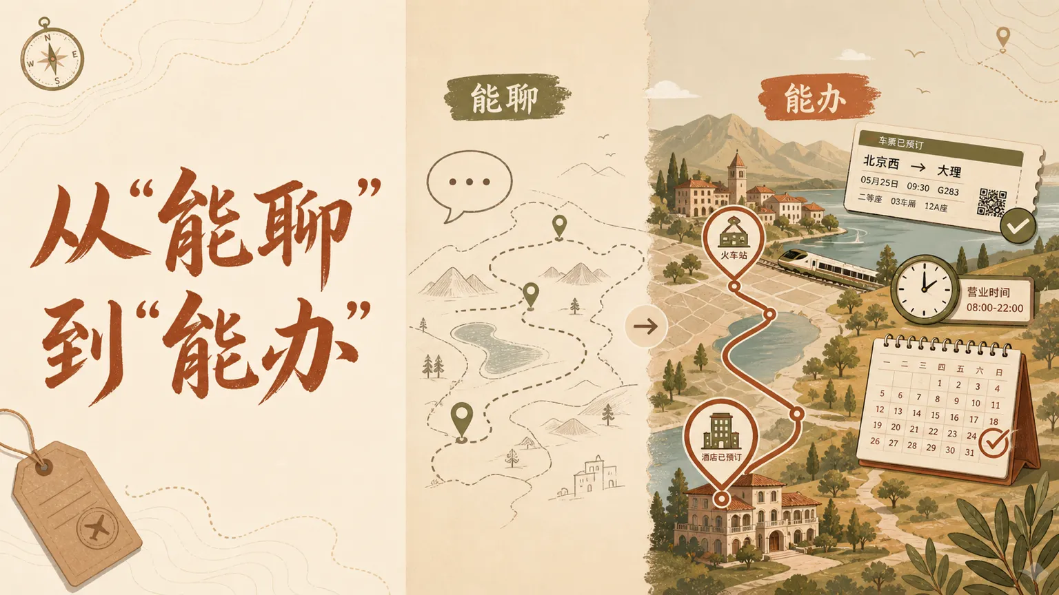 从"能聊"到"能办"：AI 旅行助手卡在哪里