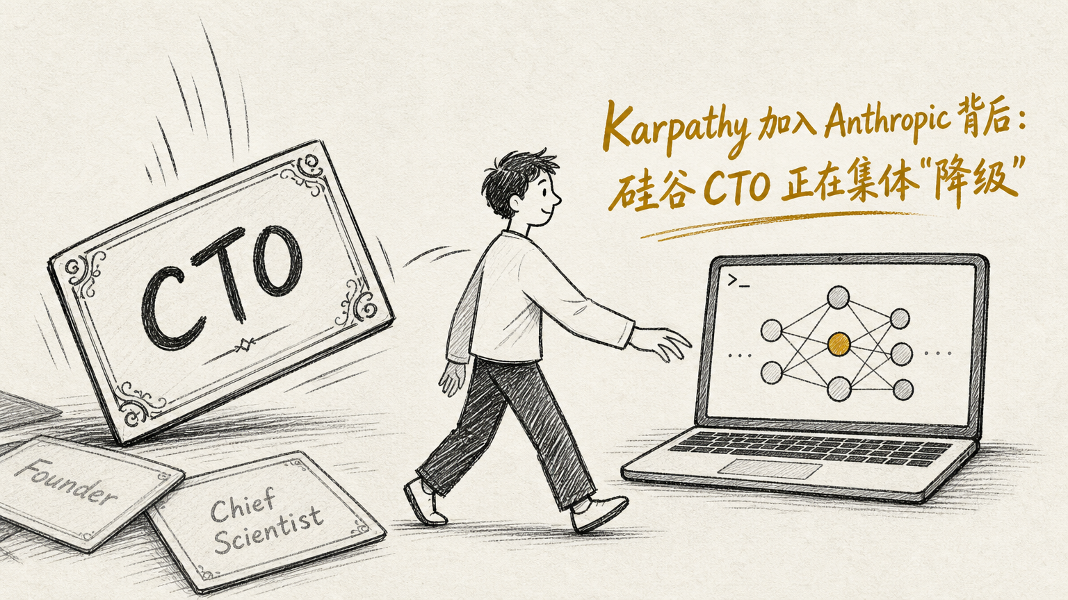Karpathy 加入 Anthropic 背后：硅谷 CTO 正在集体"降级"