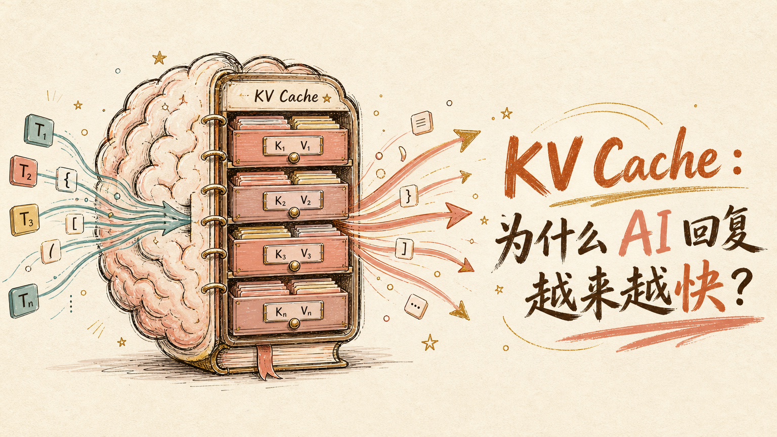 KV Cache：为什么 AI 回复越来越快？