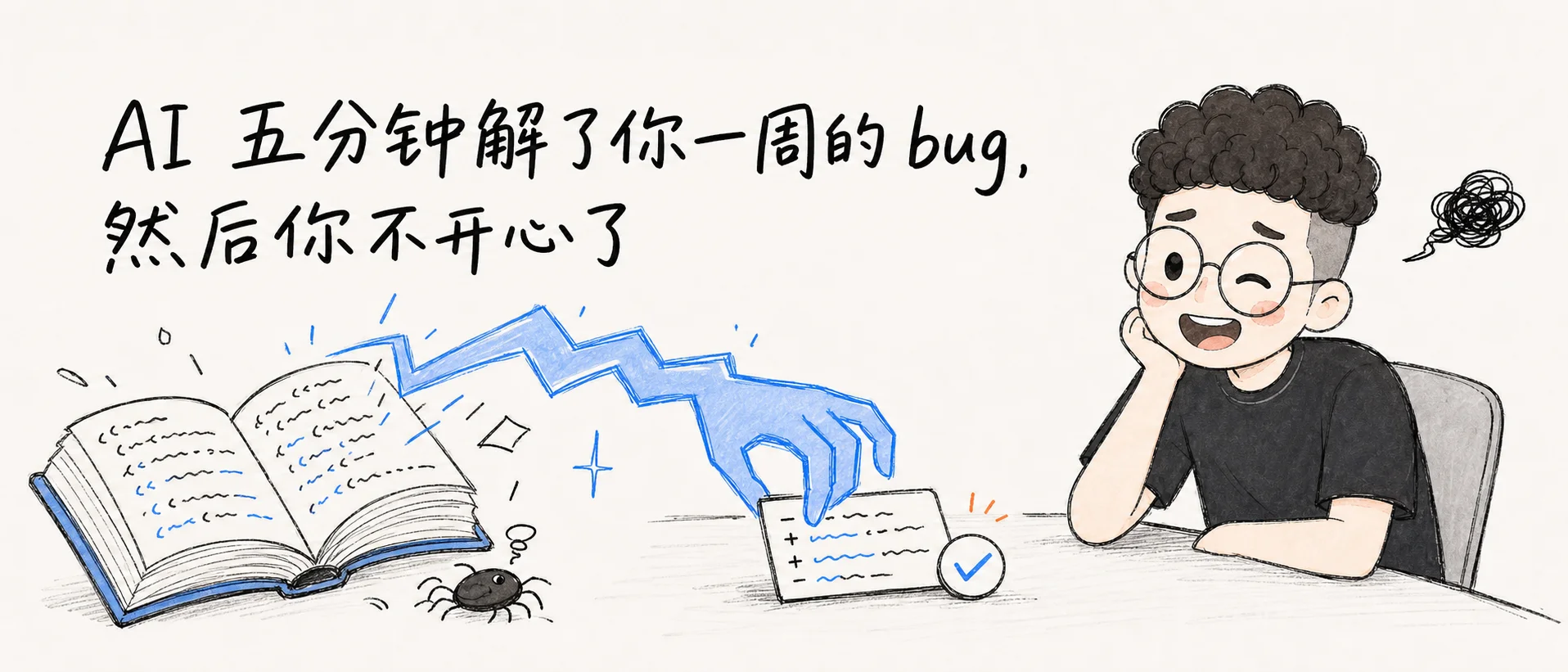 AI 五分钟解了你一周的 bug,然后你不开心了