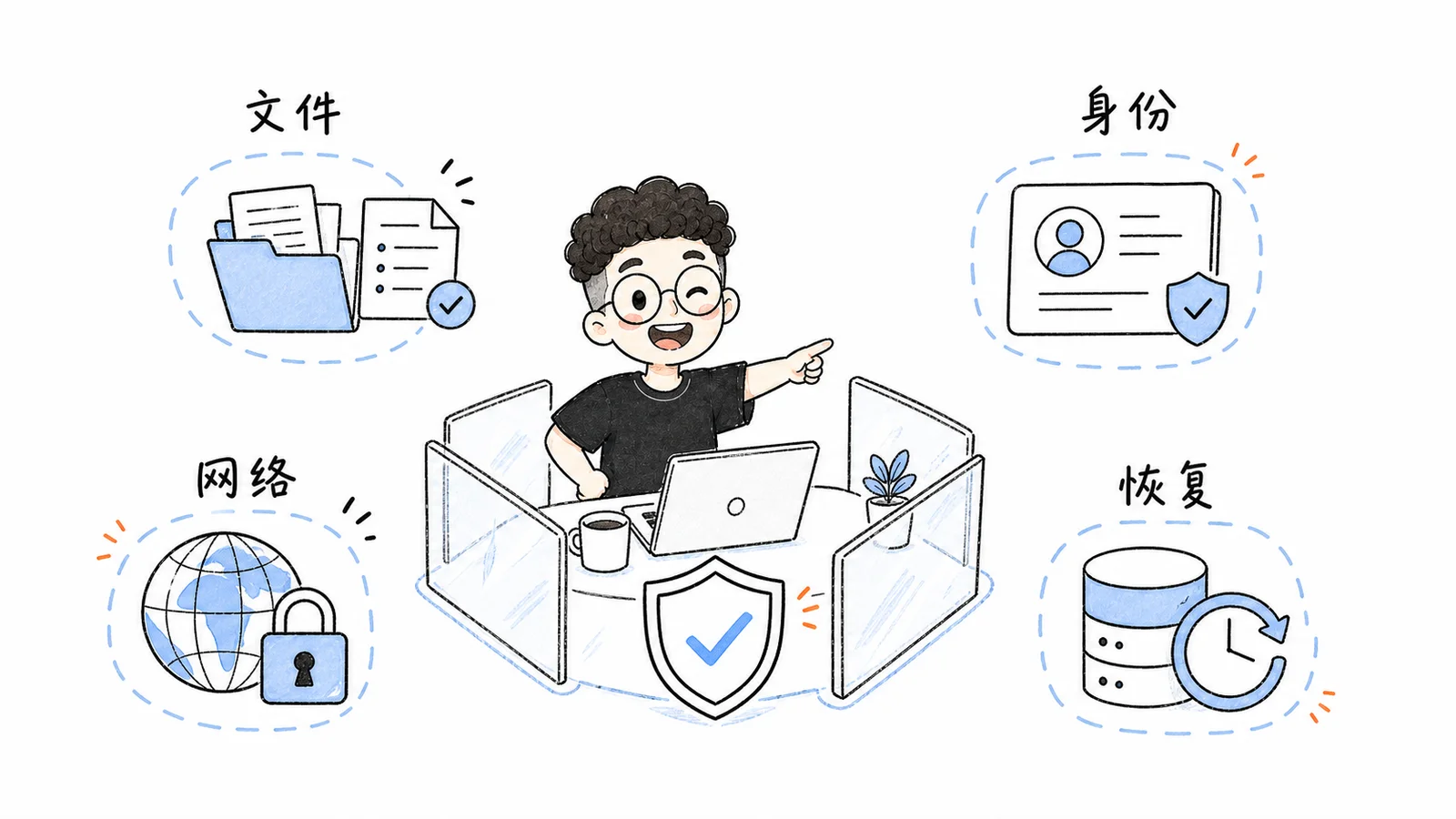 文件、身份、网络和恢复四道边界