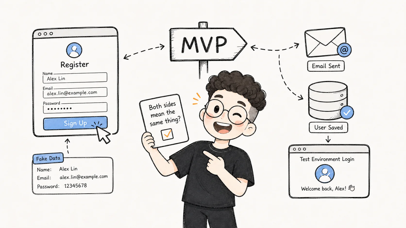同一个 MVP,两种终点