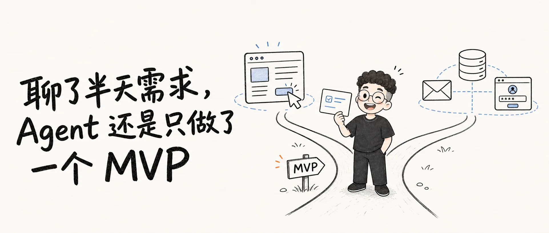 聊了半天需求,Agent 还是只做了一个 MVP