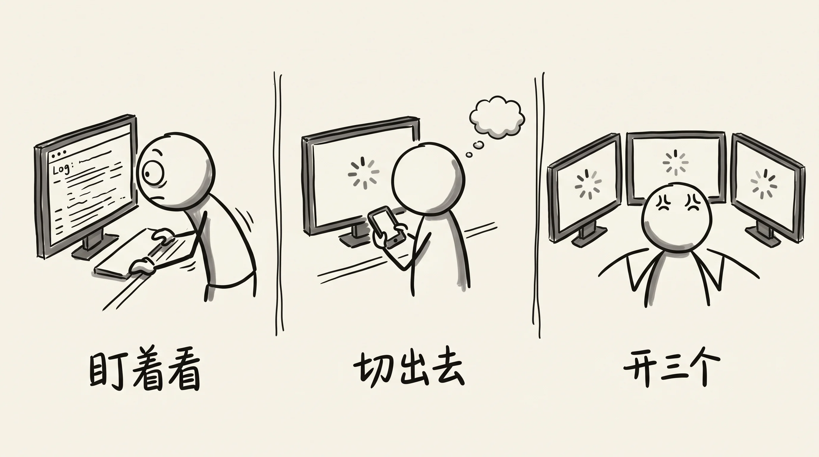 三种等待姿势