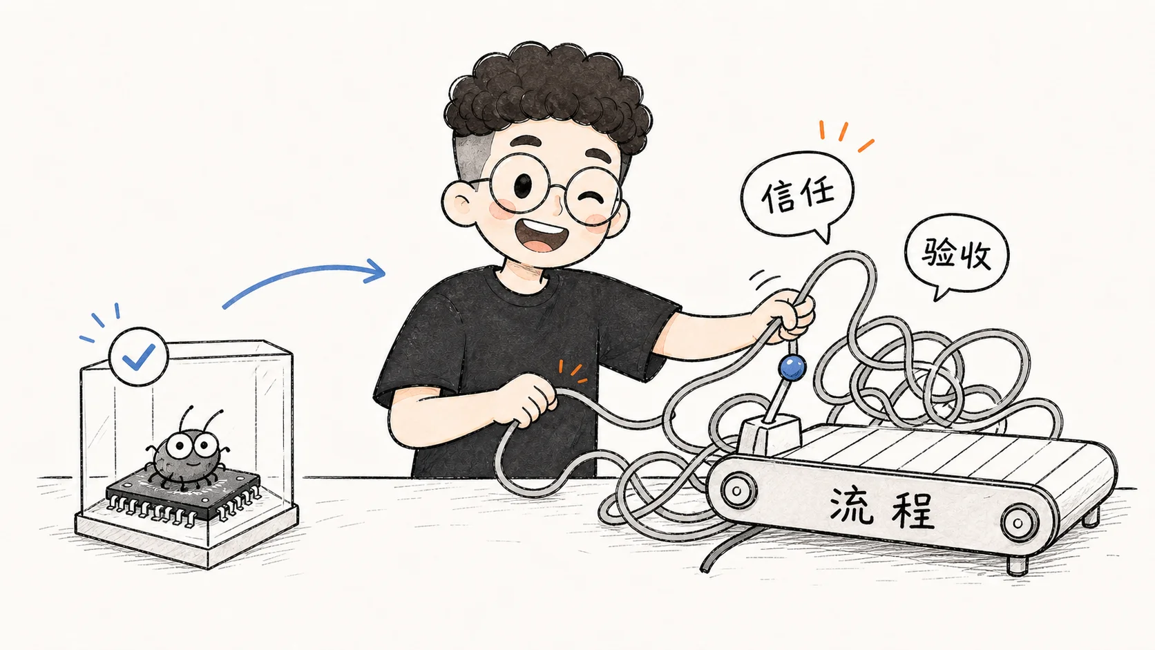 新的调试对象:流程、信任与验收