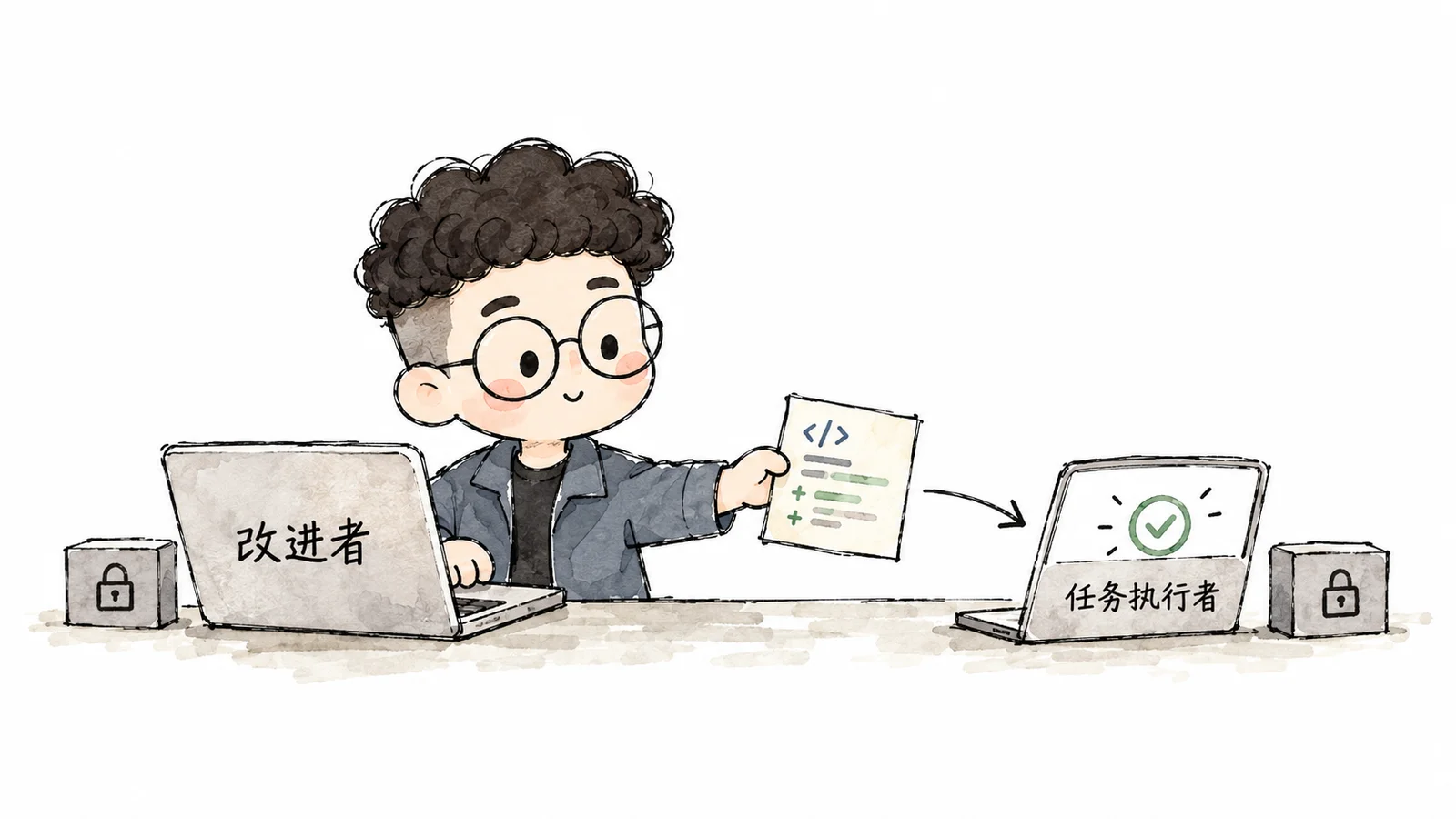 改进对象与改进者分开观察