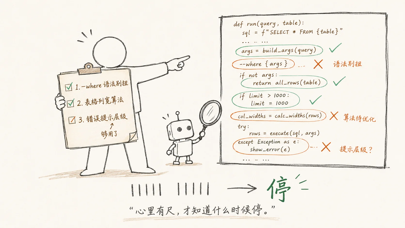 1 天回来 — 带着新的眼睛审查